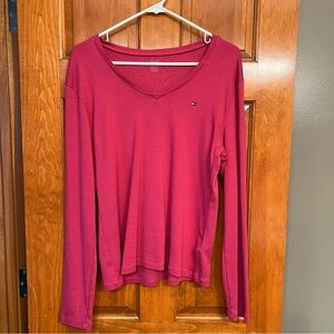 Tommy Hilfiger long sleeve V-neck T-shirt